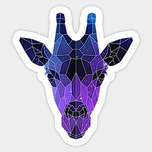 Galaxy Giraffe Sticker